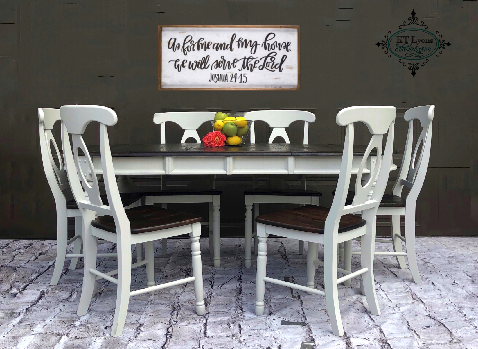 Pale Gray Dining Set