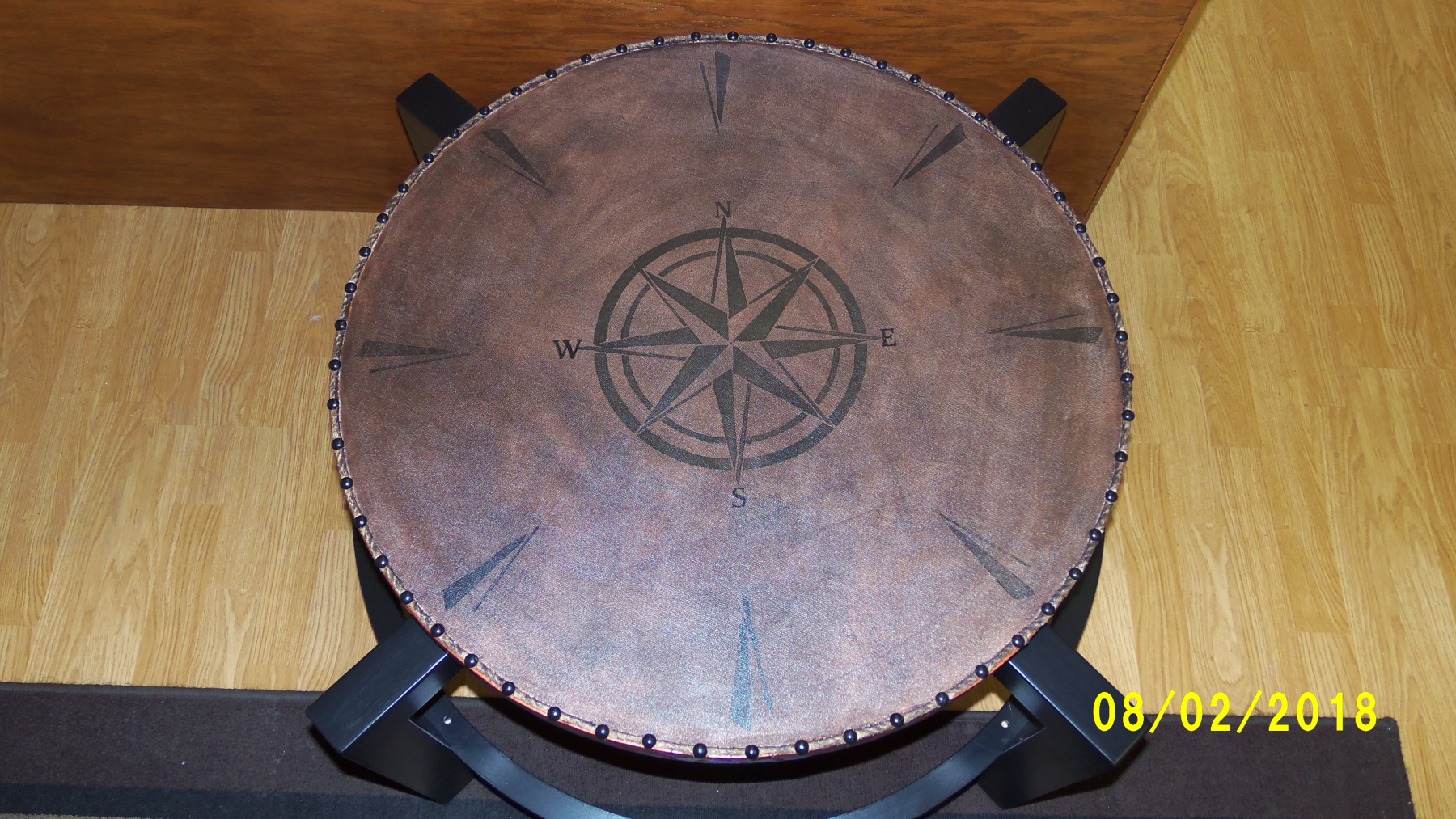 Top of the Compass Coffee Table