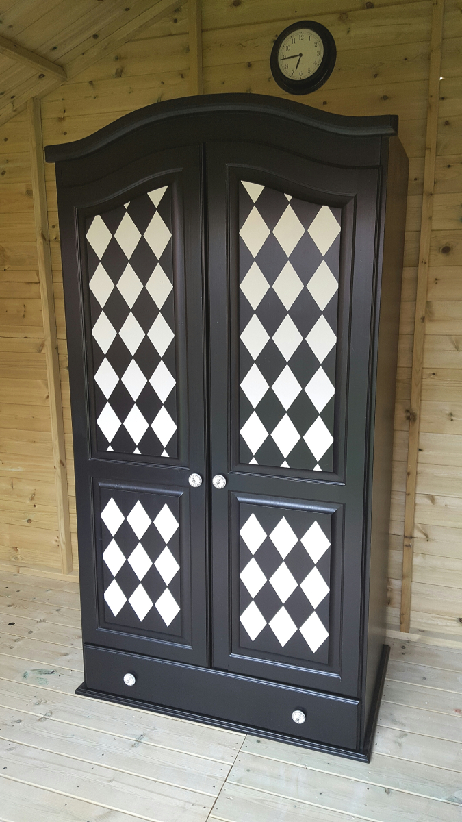 Black and white wardrobe
