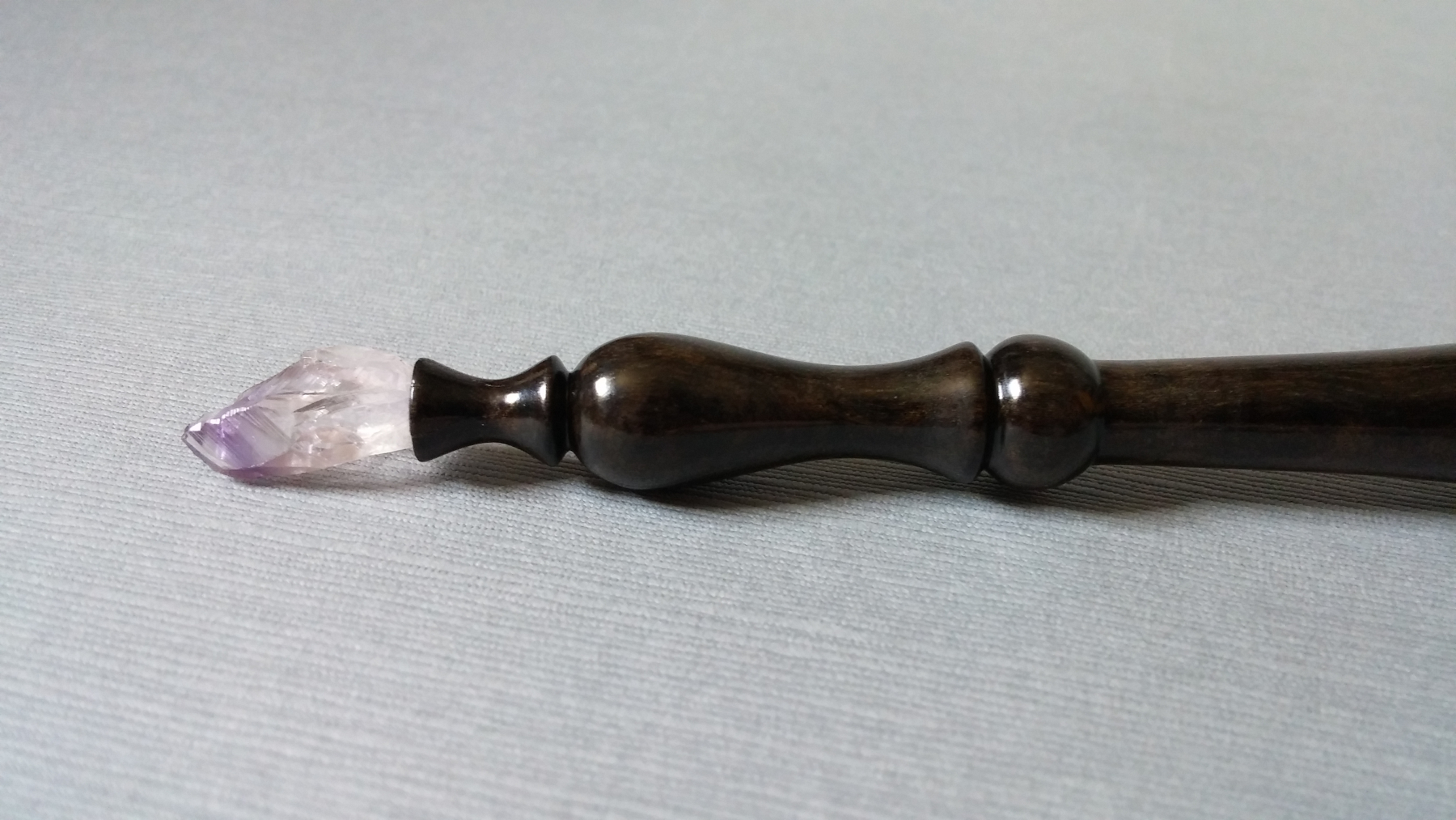 Ebony and Amethyst Dip Pen