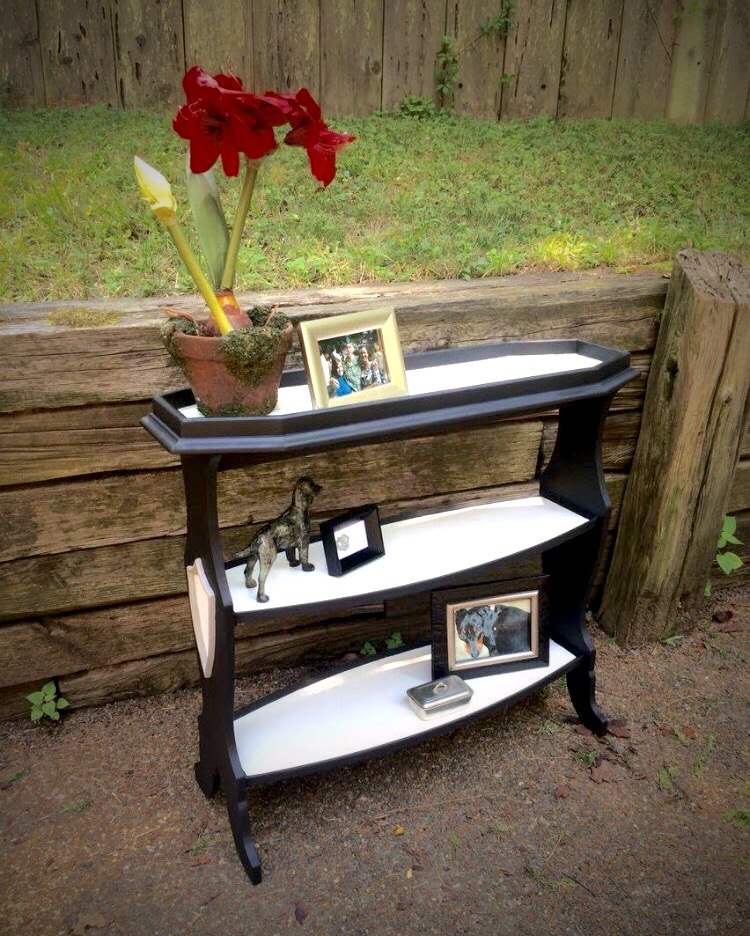 Black and White Console Table