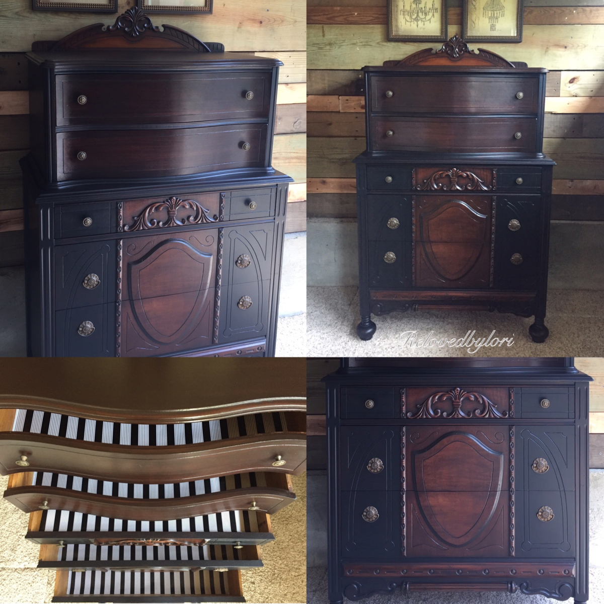 Vintage Double Highboy