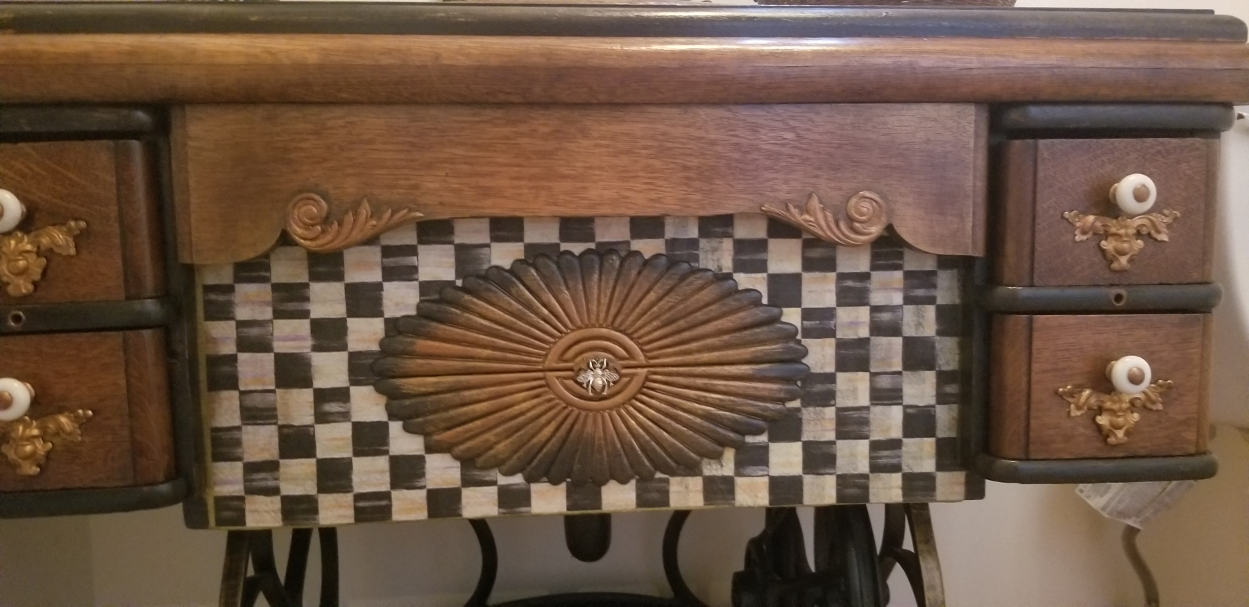 The Front of the vanity.