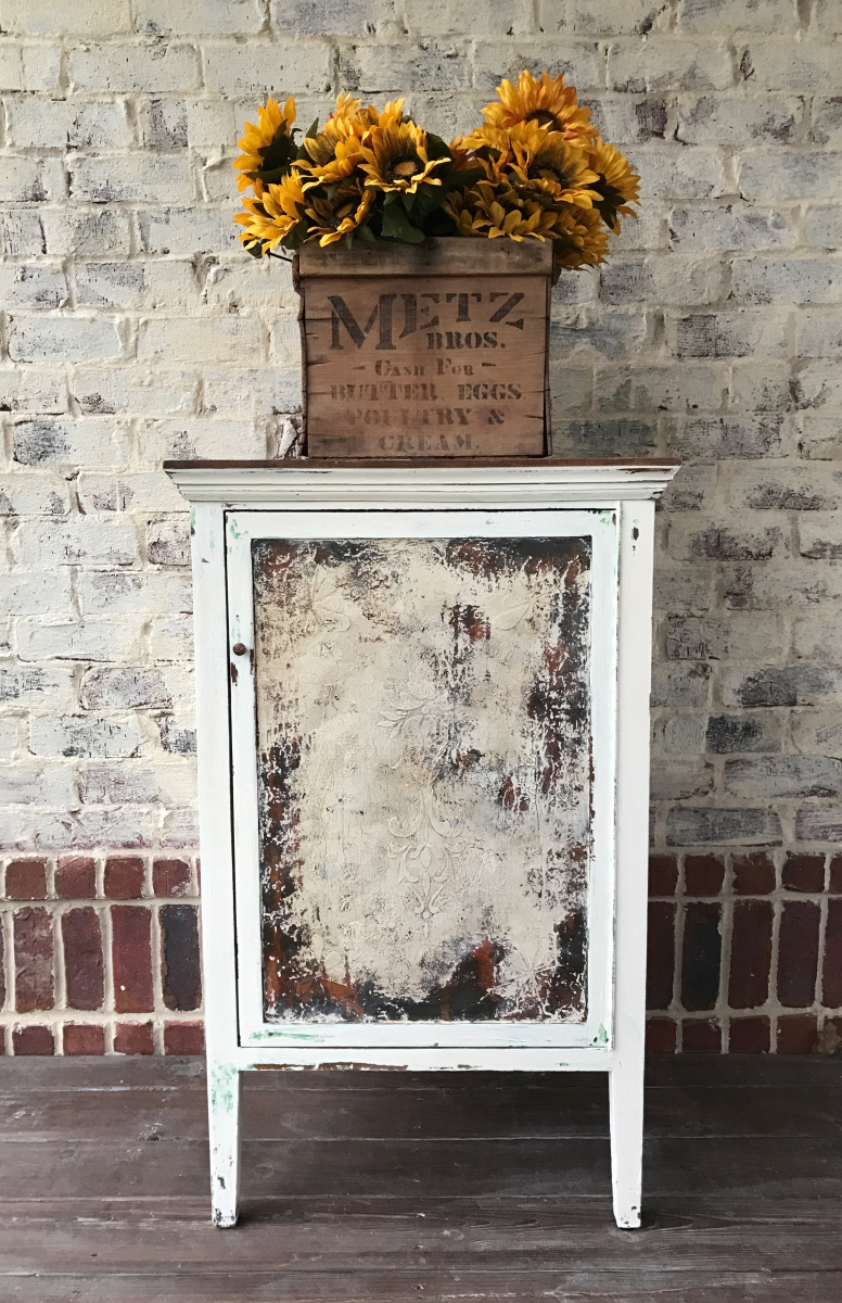 Faux Rusty Tin Panel
