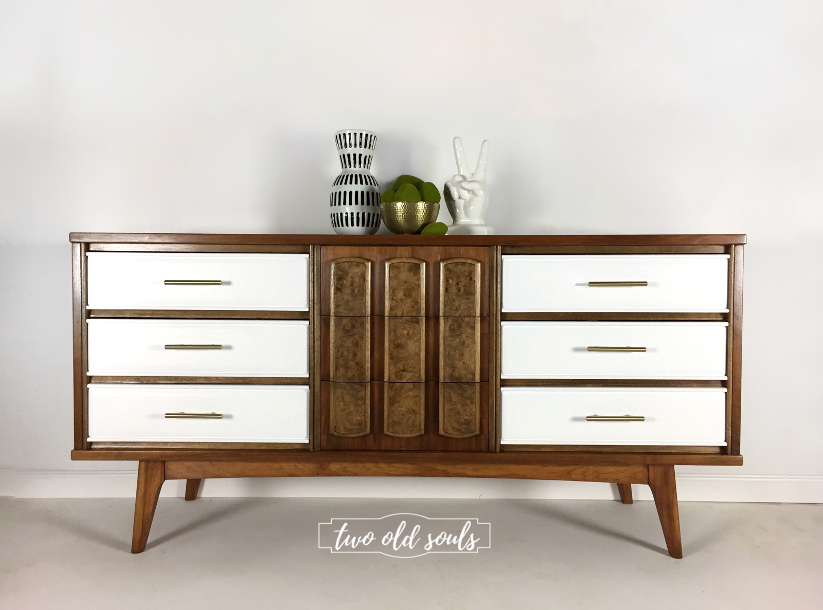 Snow White Drawers on this MCM Dresser