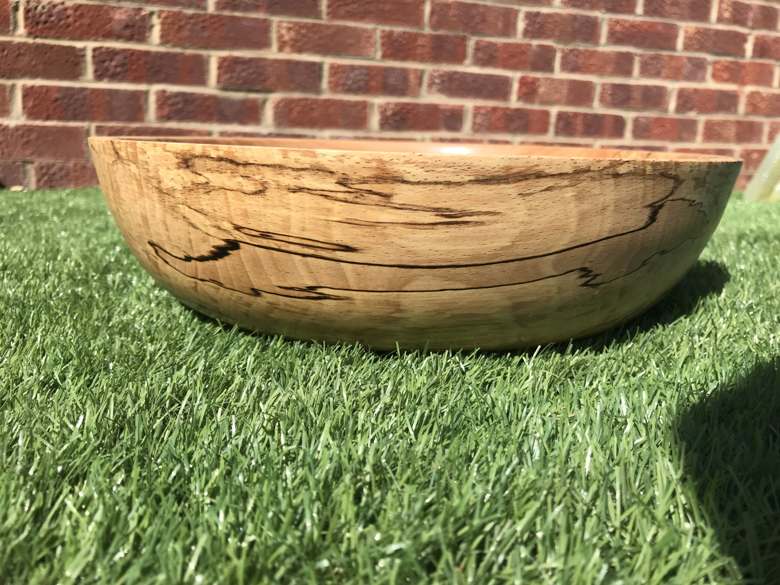 Spalted beech salad bowl
