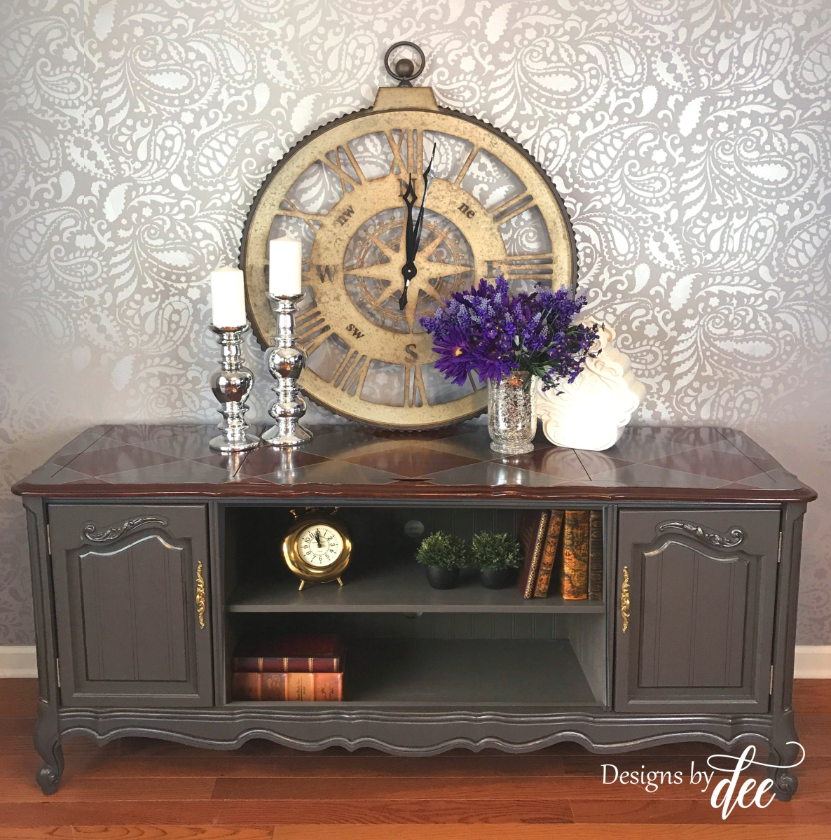 French Provincial Media Cabinet