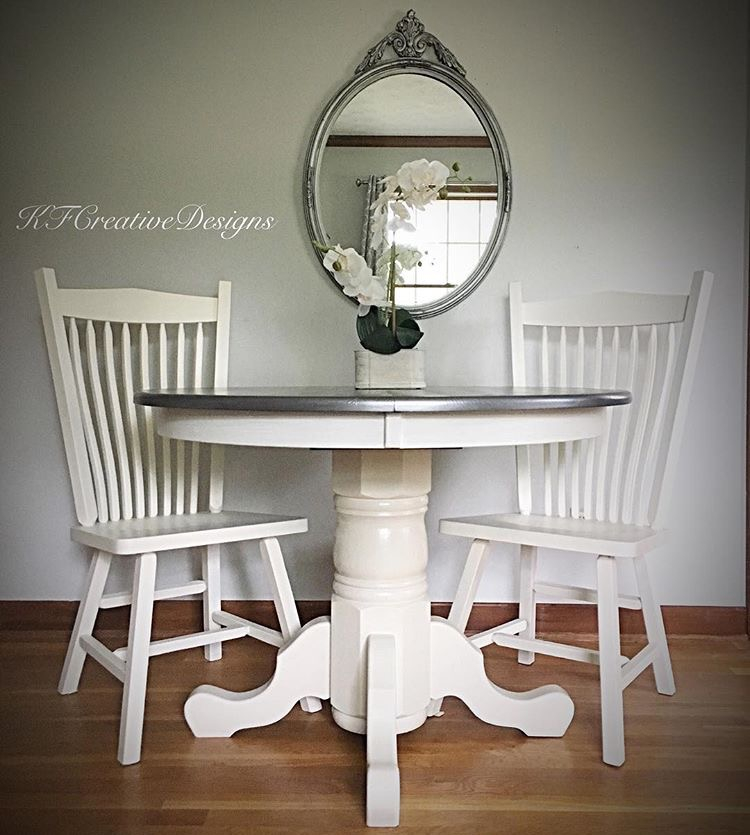 Modern Metallic Dining Set
