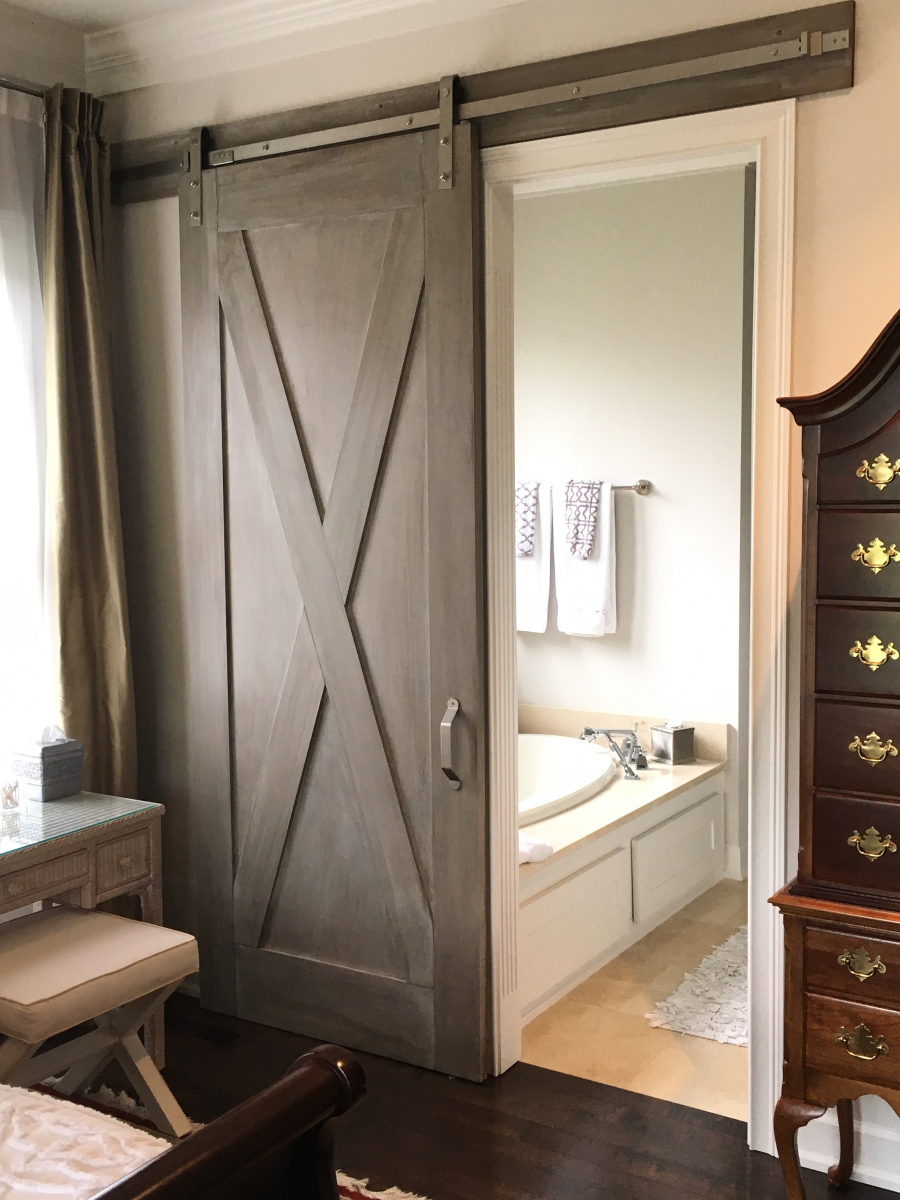 Master Bath Sliding Barn Door