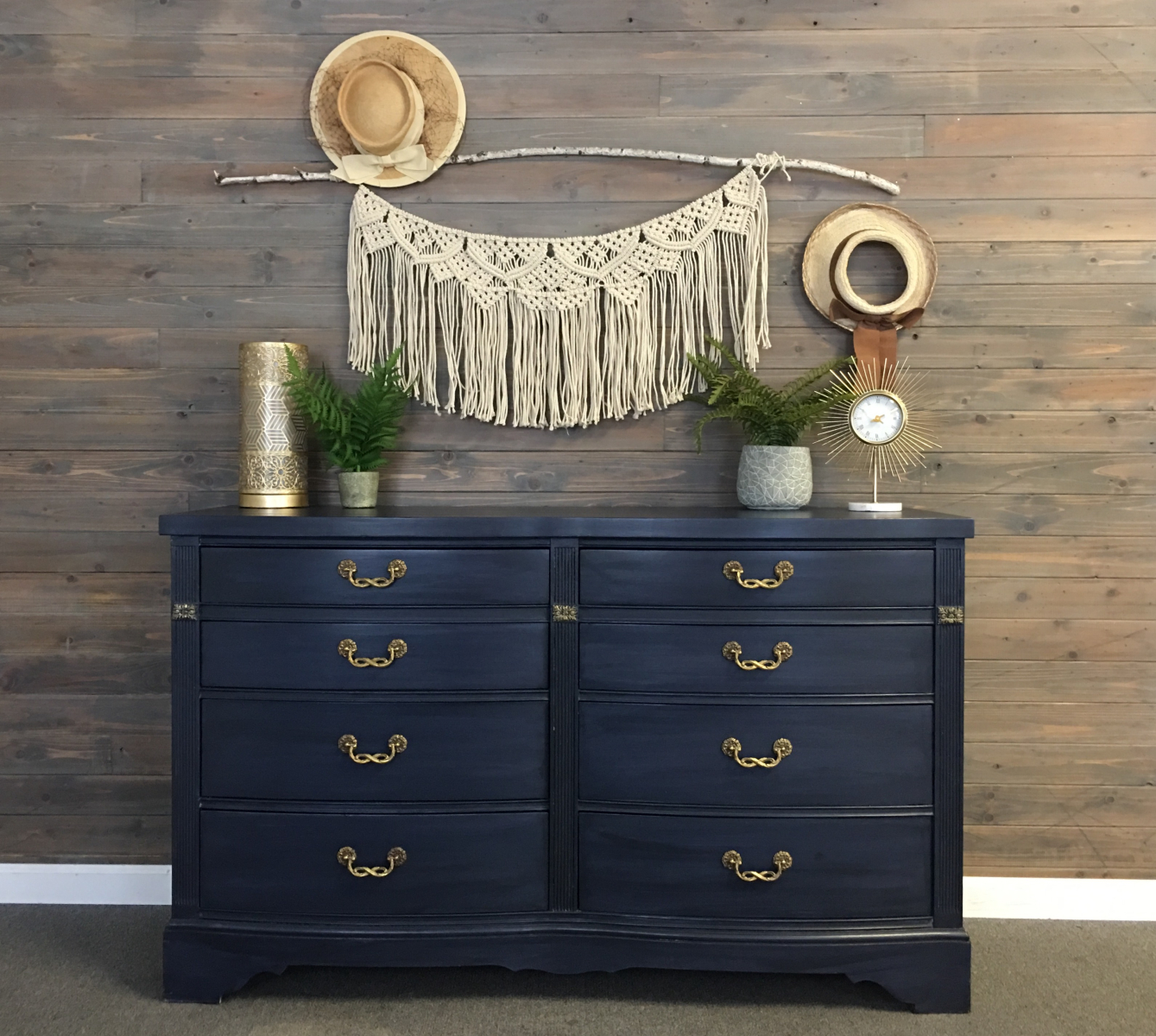 Modern Navy Boho Chic