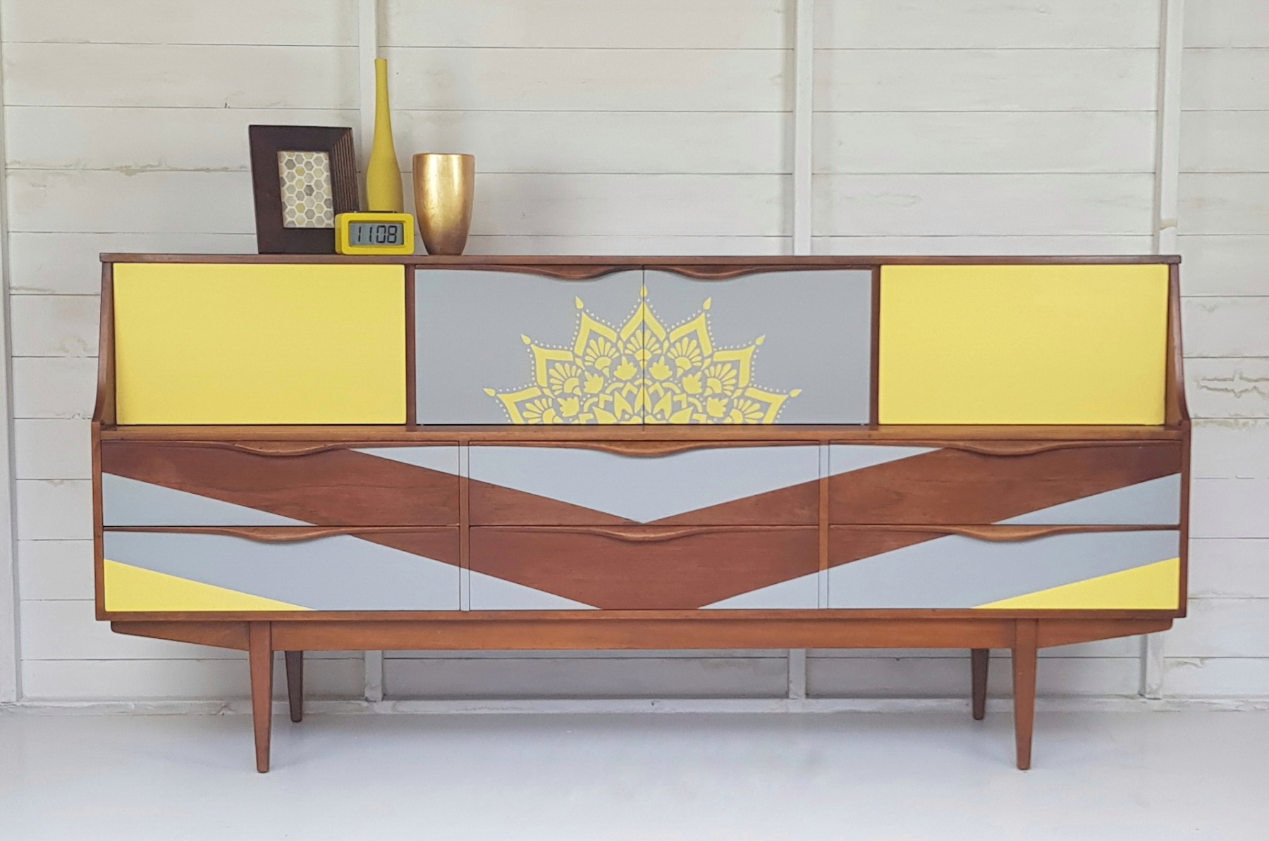 MCM sideboard with modern twist