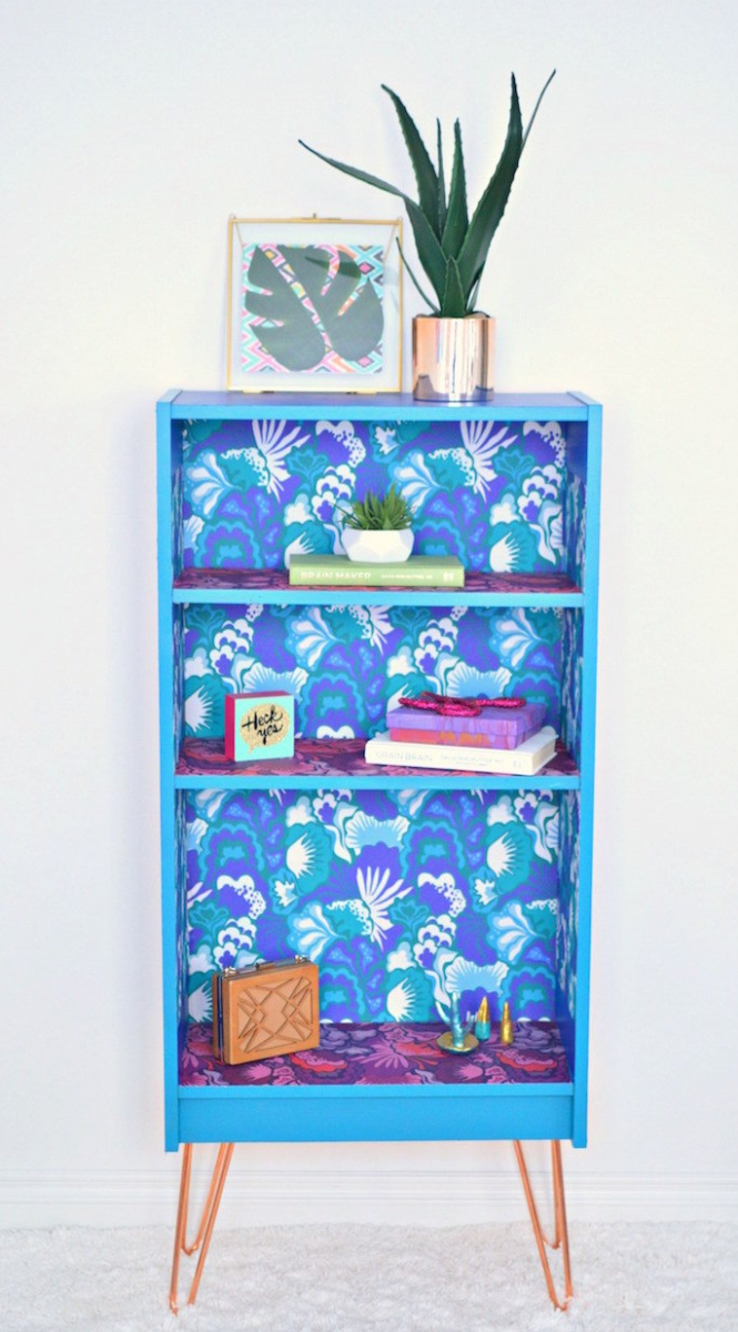 Modern Bookshelf Makeover