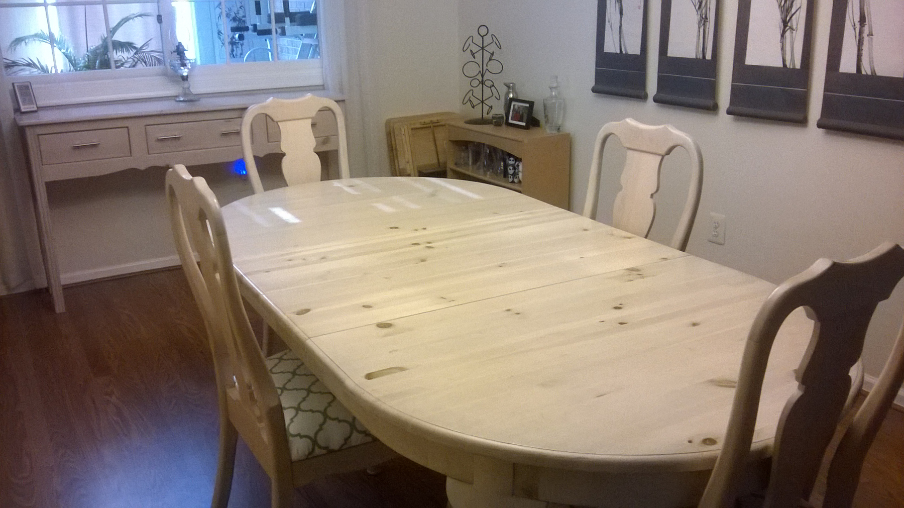 Before - dining room table