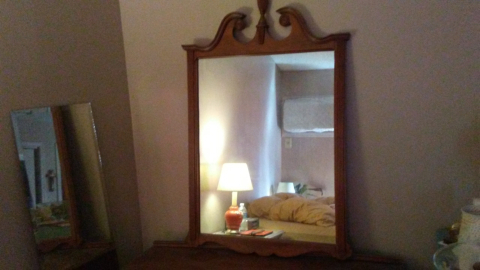 Mom's Mirror Before