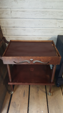 Tea Cart, Before
