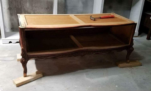 Tops off and cut down to size