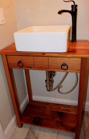 Vanity Installed