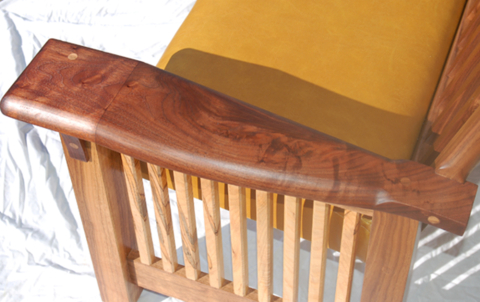 Morris Bench - Arm Detail