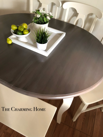 The Charming Home Faux Stained Finish