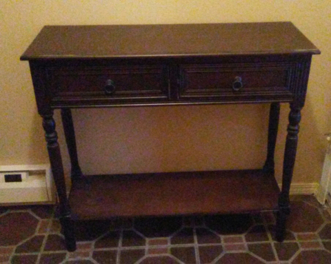 Little Console Table Before Redux