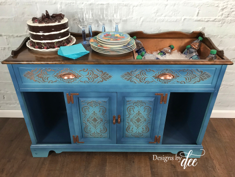 Copper Sink Stereo Cabinet SINK