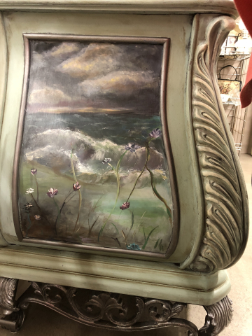 side of dresser