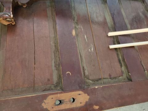 Gross! But these doors were going to be perfect!