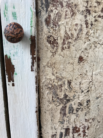 Faux Rusty Tin Panel