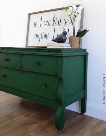 The Green Empire Dresser