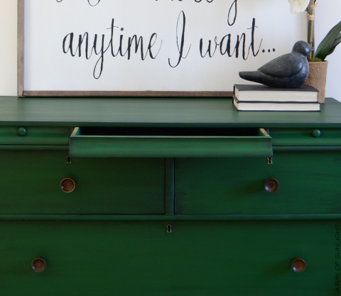 The Green Empire Dresser