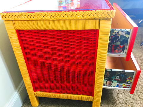 Iron Man Themed Nightstand | Ashley Makes It