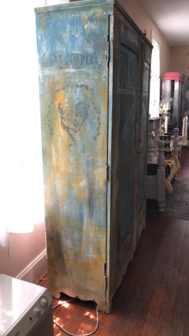 Antique Farm Fresh Cupboard