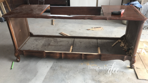 FP Stereo Console gutted