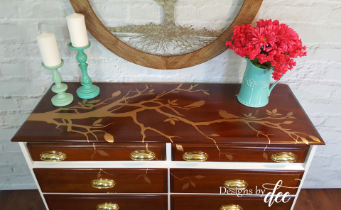 Gold Branch Buffet top