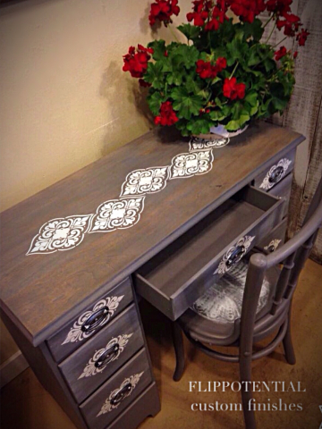"Driftwood" desk