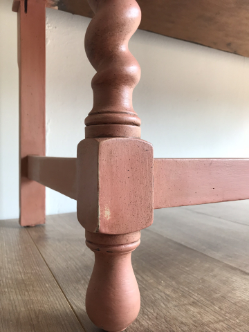 Leg with 'Fly Speck' and a Little Wet-distressing
