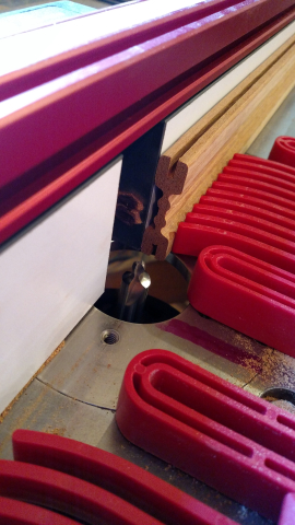 Routing the tambour