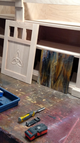 Stained glass inserts