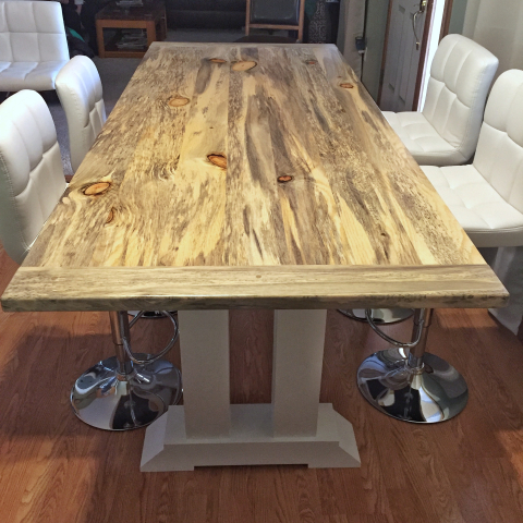 Beetle Kill Pine Farmhouse Table