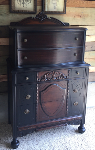 Vintage Double Highboy