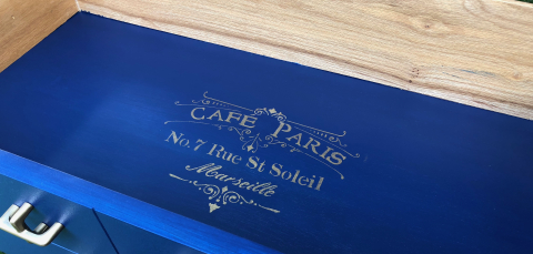 Stencil Drawer Surprise