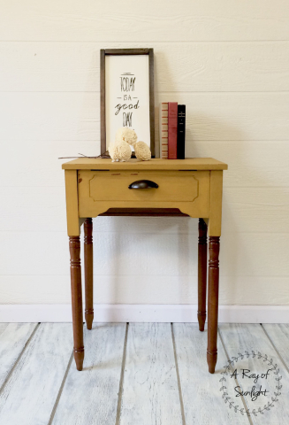 Mustard Yellow Chippy Desk