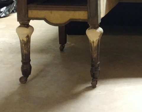 Legs With Bondo Applied