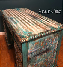 Mermaid Desk (top and side view)