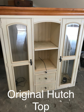 BEFORE: Original Hutch Top