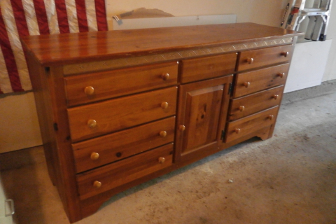 Sean's Dresser Before Picture