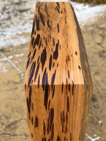 Pecky Cypress Hall Table
