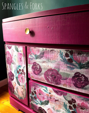 Pink Floral Buffet