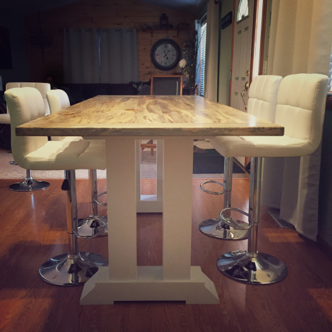 Beetle Kill Pine Farmhouse Table