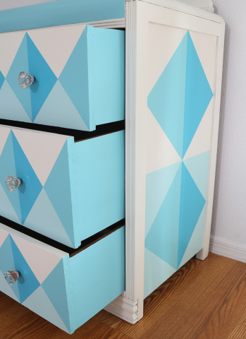 Tiffany Blue (peak-a-boo drawers)